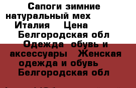 Сапоги зимние, натуральный мех - Kalliste (Италия) › Цена ­ 3 500 - Белгородская обл. Одежда, обувь и аксессуары » Женская одежда и обувь   . Белгородская обл.